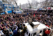 Pro-Iran protests erupt in J-K; LG callsfor peace, Omar slams US, Israel
