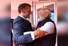 French President greets PM Modi With Warm Hug Ahead Of Bharat Innovates Inauguration