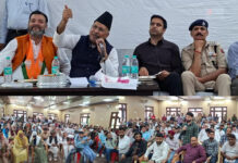 Ghulam Ali Khatana holds public darbar at Gool, reviewsdevelopmental issues and public grievances