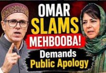 Omar says Mehbooba’s remarks on violence against Kashmiris ‘irresponsible’, demands apology
