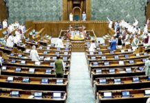 Wave of anger on Delhi streets washes out first day of Parliament’s Monsoon Session