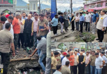 DC conducts extensive inspection of Kishtwar town; Reviews sanitation, drainage and developmental works