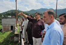 Javed Rana reviews flood relief,restoration measures in Mendhar