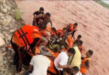 Four Women Among Seven RescuedFrom Flooded Ujh River In Kathua